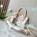 Replica L---V Speedy Bandoulière 20 Handbag M24709 Multicolor Beige Monogram